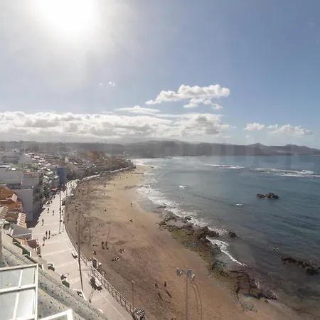 Las Canteras Beach First Line With Terrace.
