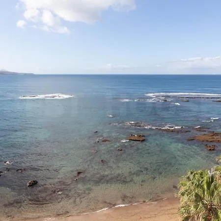 Las Canteras Beach First Line With Terrace. Apartament Las Palmas de Gran Canaria